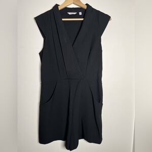 Black Sleeveless Dress Reitmans Romper Sz Medium